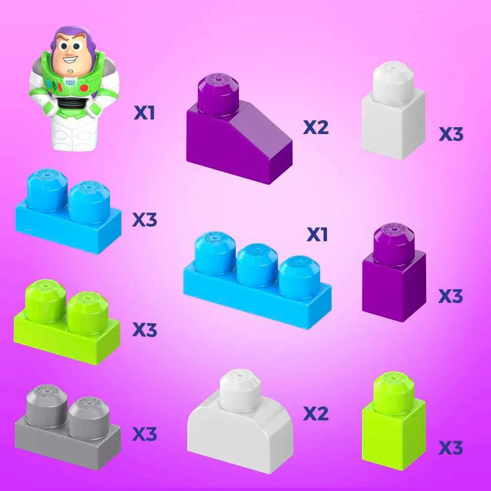 MEGA BLOKS Cubeta de Buzz Lightyear Armable - Imagen 5
